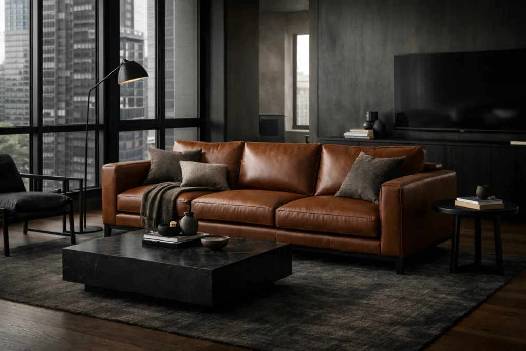 Sophisticated urban living room elegance